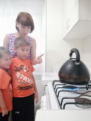 Детские шалости с огнем