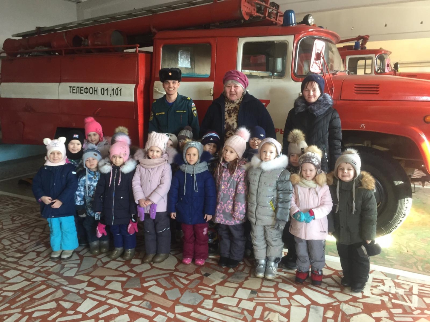 Экскурсия в пожарную часть.